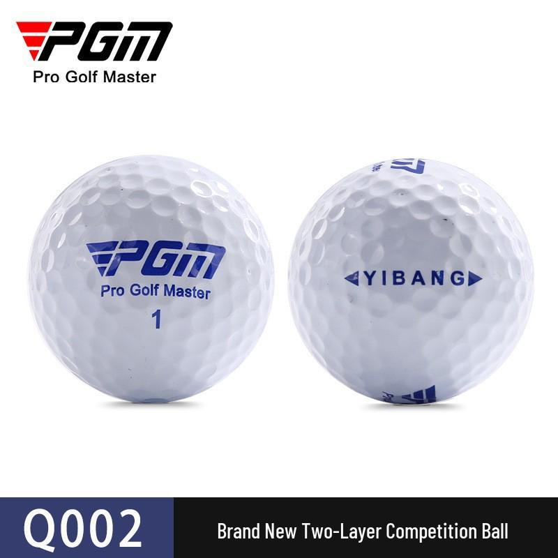 PGM 2-Piece Golf Balls - 352 Dimples, Synthetic Rubber Material, Competition Ready