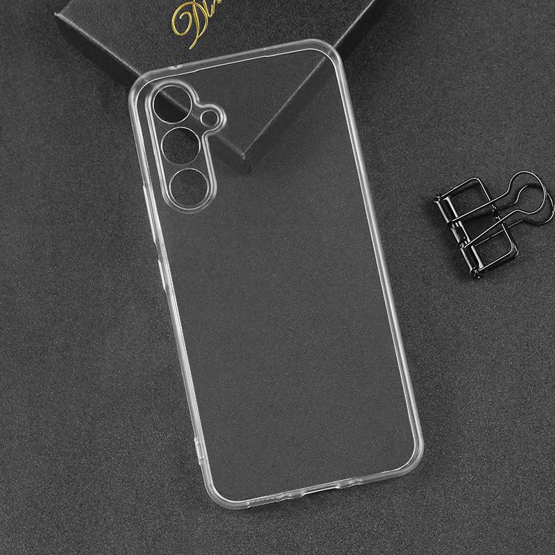 Applicable to Samsung SAM S25 ultra-thin transparent mobile phone case Galaxy S26PLUS transparent non-inductive simple mobile phone