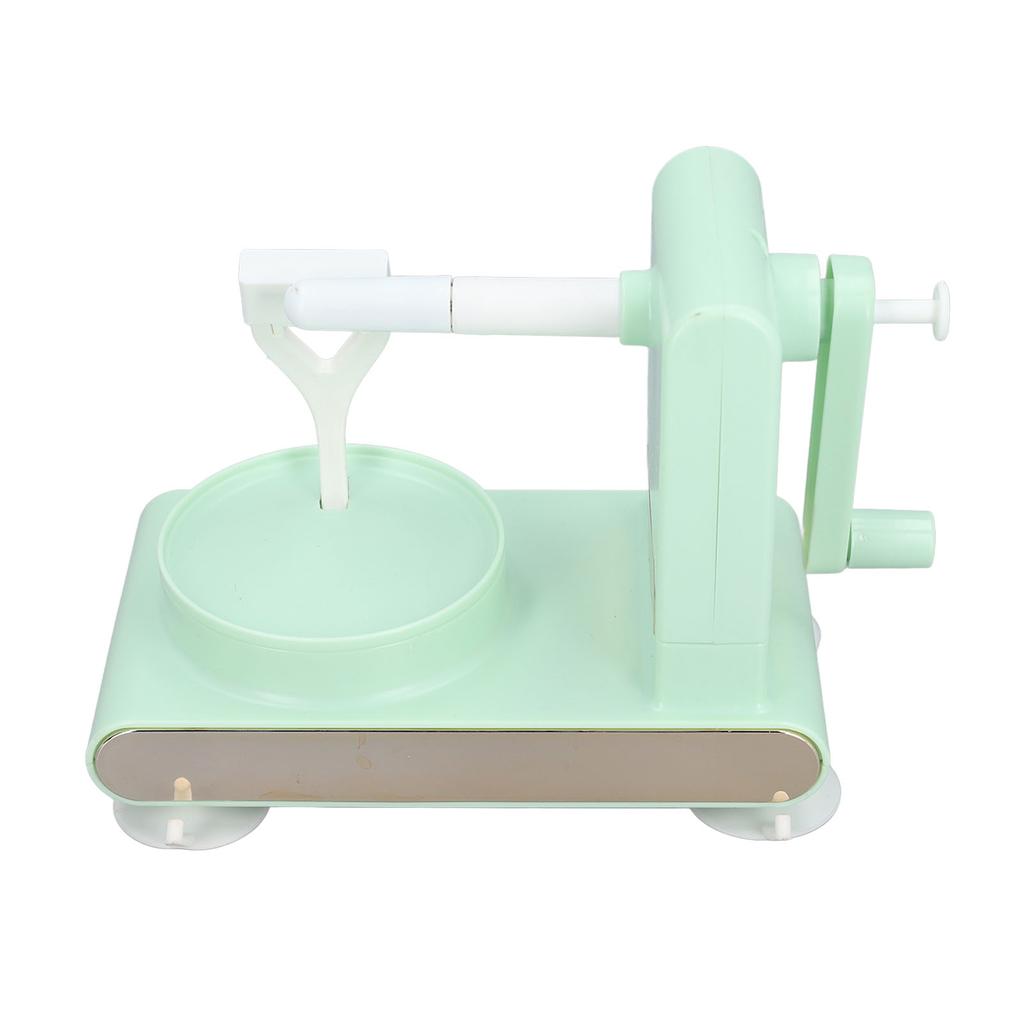 Apple Peeler Multifunctional Efficient Safe Easy Cleaning Hand Crank Fruit Peeler for Home Travel Use Light Green