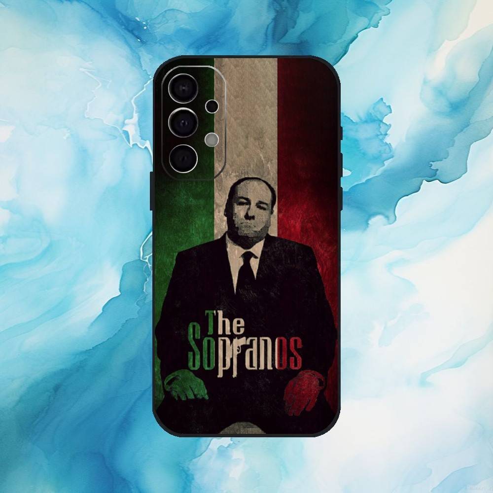 The S-Sopranos TV Phone Case For Samsung S 25,24,23,22,30,21,10,9,Ultra,Plus,Lite,FE,4,5 G Soft Black Case