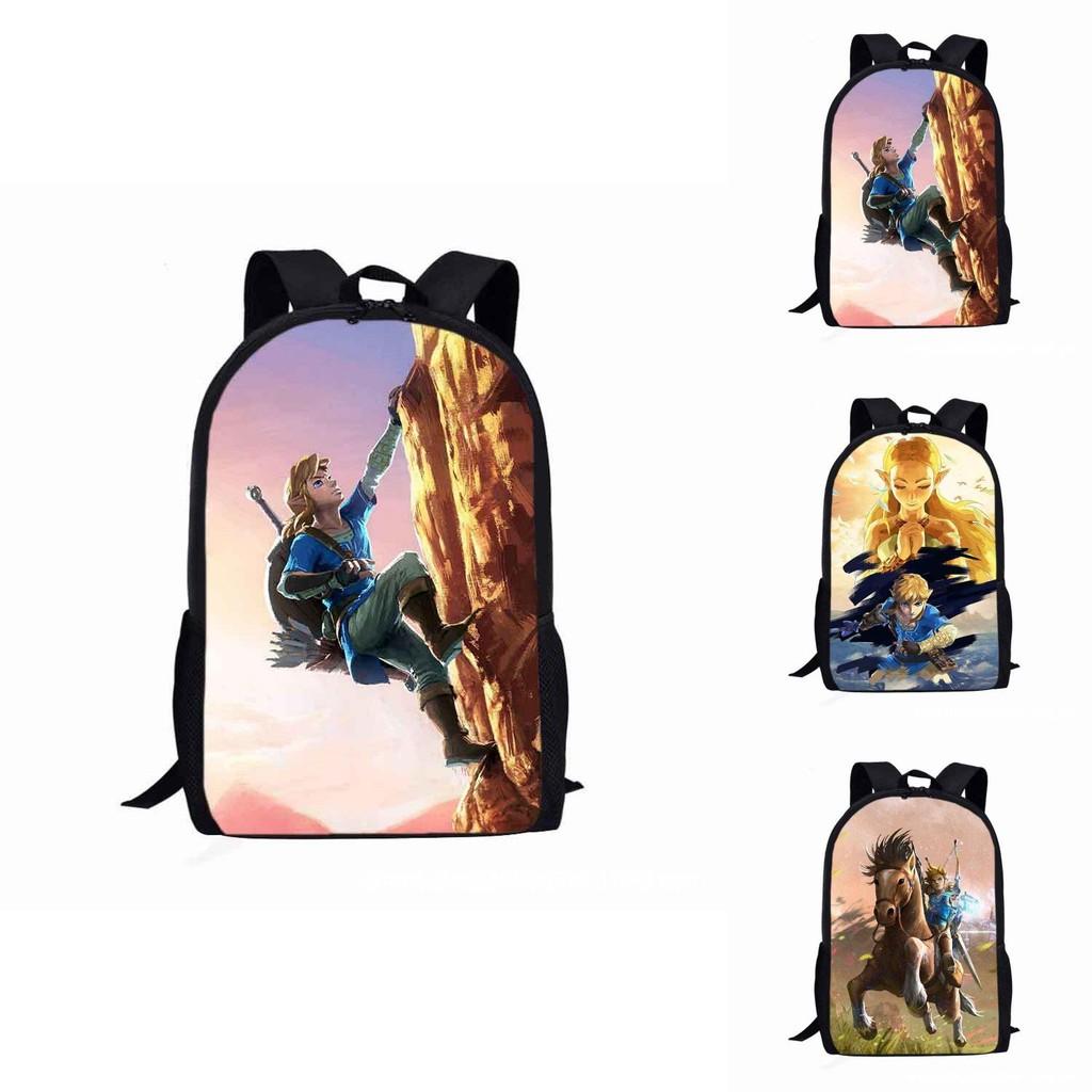 The Legend Of Zelda Student Backpack Durable Waterproof And Trendy For Kids
