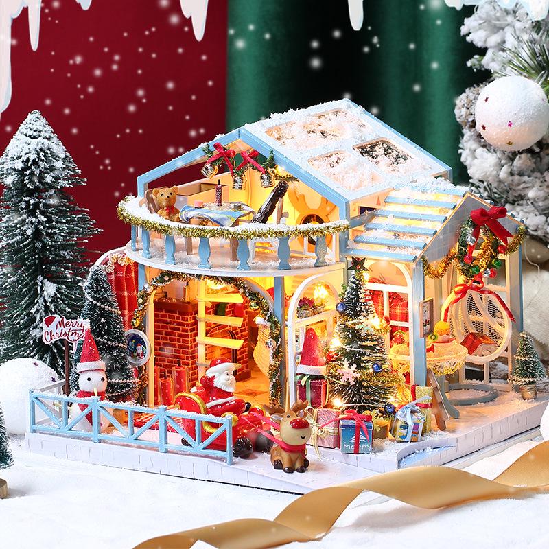 QuYiYa DIY Christmas Night Assembly: Snowy