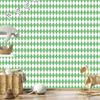 Harlequin Diamonds Wallpaper White and Green for Living Room and Bedroom 50x1000