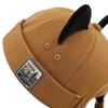 Cute Kids Brimless Hat with Cat Ears Solid Color Design Perfect for Outdoors and Breathable