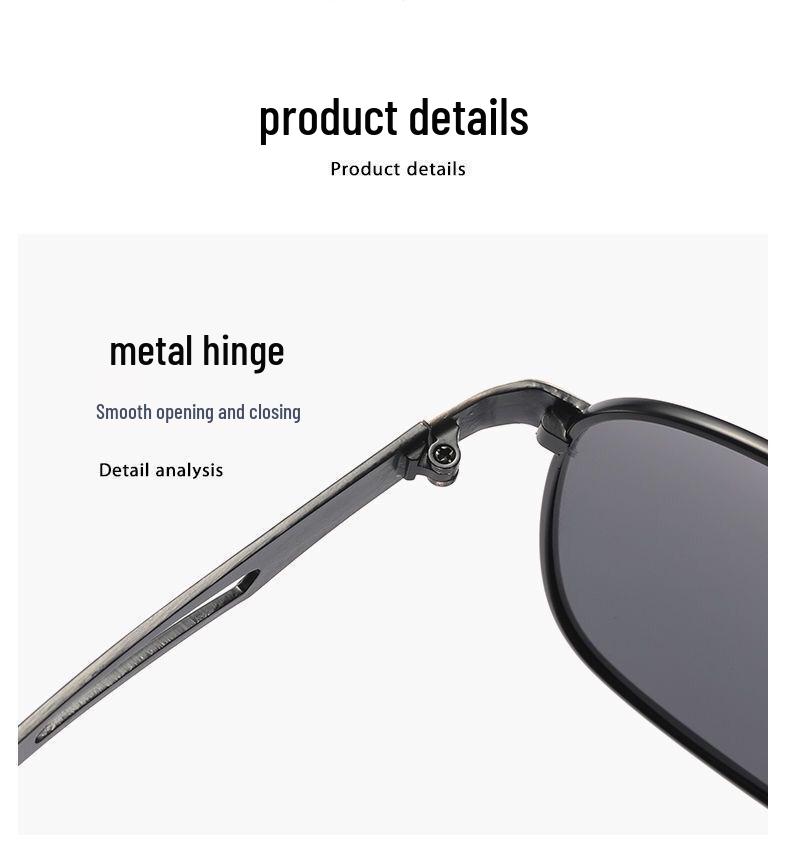 Day-Night Polarized Photochromic Sunglasses: Anti-Glare, HD Vision for Fishing & Driving