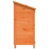 Garden Shed Brown 59.5 x 56 x 113.5 cm Solid Spruce Wood