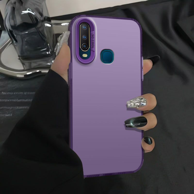 For Vivo Y17 Deksel vivo Y15 Telefondeksel vivo Y12 Deksel vivo Y11 2019 Deksel 1902 V1901A Luksuriøst Metallisk Aurora Hud Matt Deksel