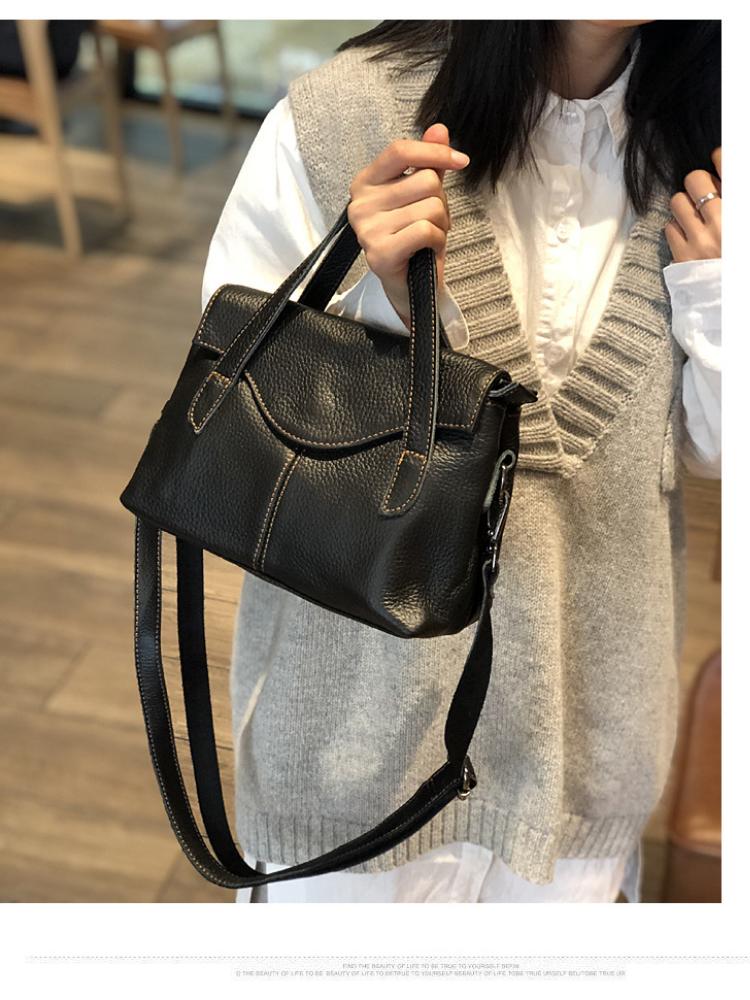 Llife COW LEATHER MESH BAG