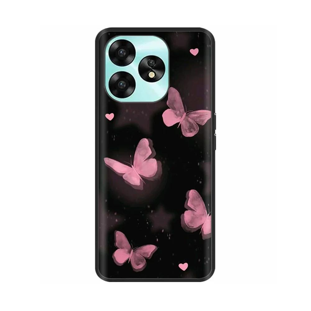 Para Funda UMIDIGI A15 Linda Funda de Teléfono de Silicona Líquida Suave de Dinosaurio Para Funda UMIDIGI A15C Fundas Protectoras para UMIDIGI A15