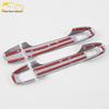 IZOA Car Door Handle Trim: Decorative Armrest & Front Door Bright Strip for 18 Models