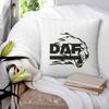 Daf LKW Oldtimer Logo Quadratische Kissenhülle Kissenbezug Kissenhülle Dekokissenbezug für Zuhause Schlafzimmer Auto