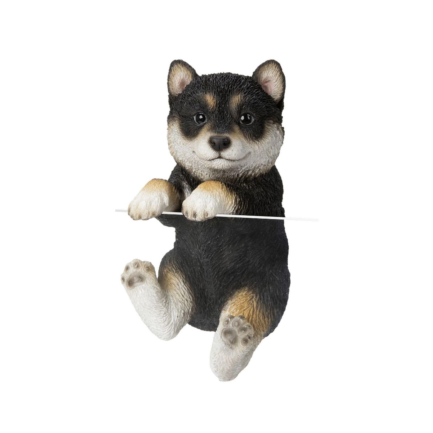 

Ubia Border Black Shiba Inu x 7 x Doll Animal Garden Decoration, Puppy, 7.8 13.5 cm, Figurine, Ornament, Decoration, Dog, H16734-2