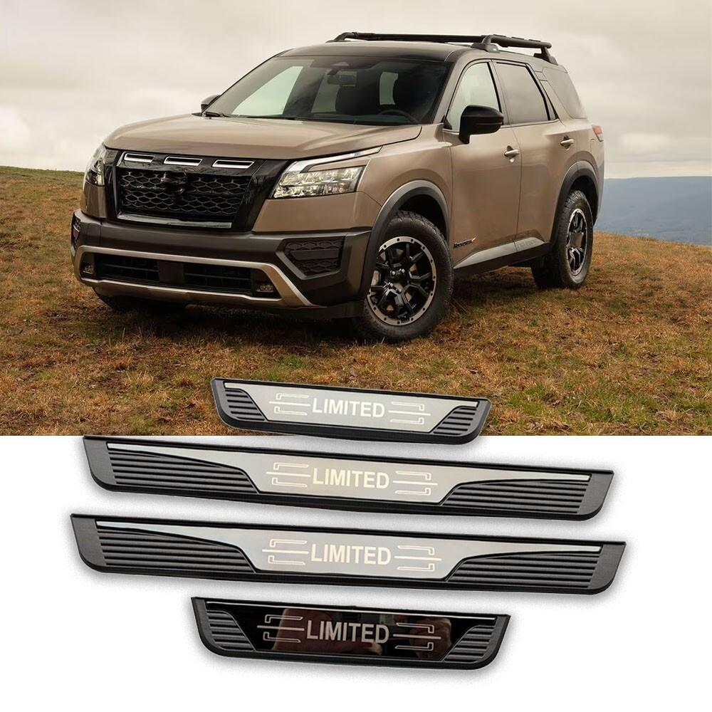 For Nissan Pathfinder 2025 Accessories Door Sill  Protector Cover Trim Guard