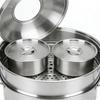 Round Deep Bowl Steaming Bowl Rustless Steel Food Container Metal Bowl  Egg Custard Making