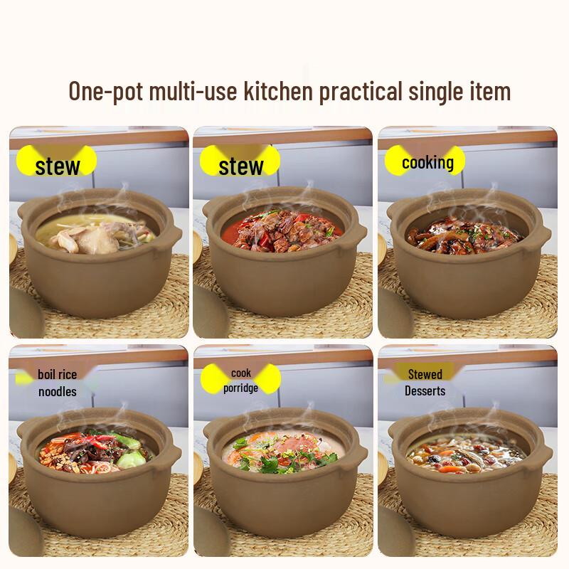 Huameiguan Heat-Resistant Unglazed Clay Pot