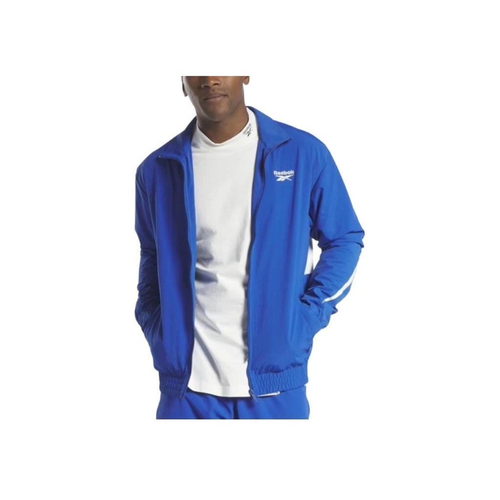 Reebok Vintage Classic Simple Logo Long Sleeve Jacket Unisex Jacket Sky-Blue 24SRM101UGBC