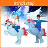 Unicorn Inflatable Blue Costumes Adults Child Christmas Halloween Dress Up Gift