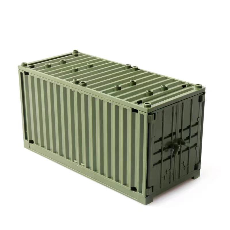 Military Container Scene Building Blocks for Customizable Weapon Systems