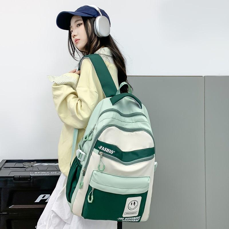 Plecak Studencki Lekki i Modny Plecak Uczniowski Gimnazjalny Plecak o Dużej Pojemności