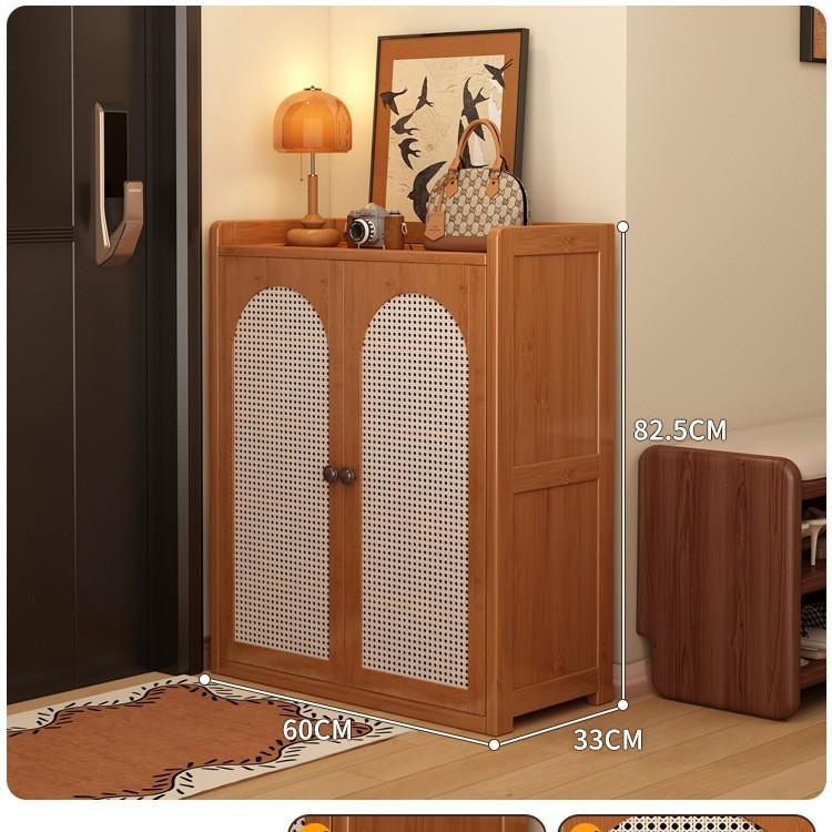 Narrow Shoe Rack, Dust-proof Shoe Cabinet for Rental Homes, Multi-layer Indoor Storage Cabinet, Wall-mounted Design