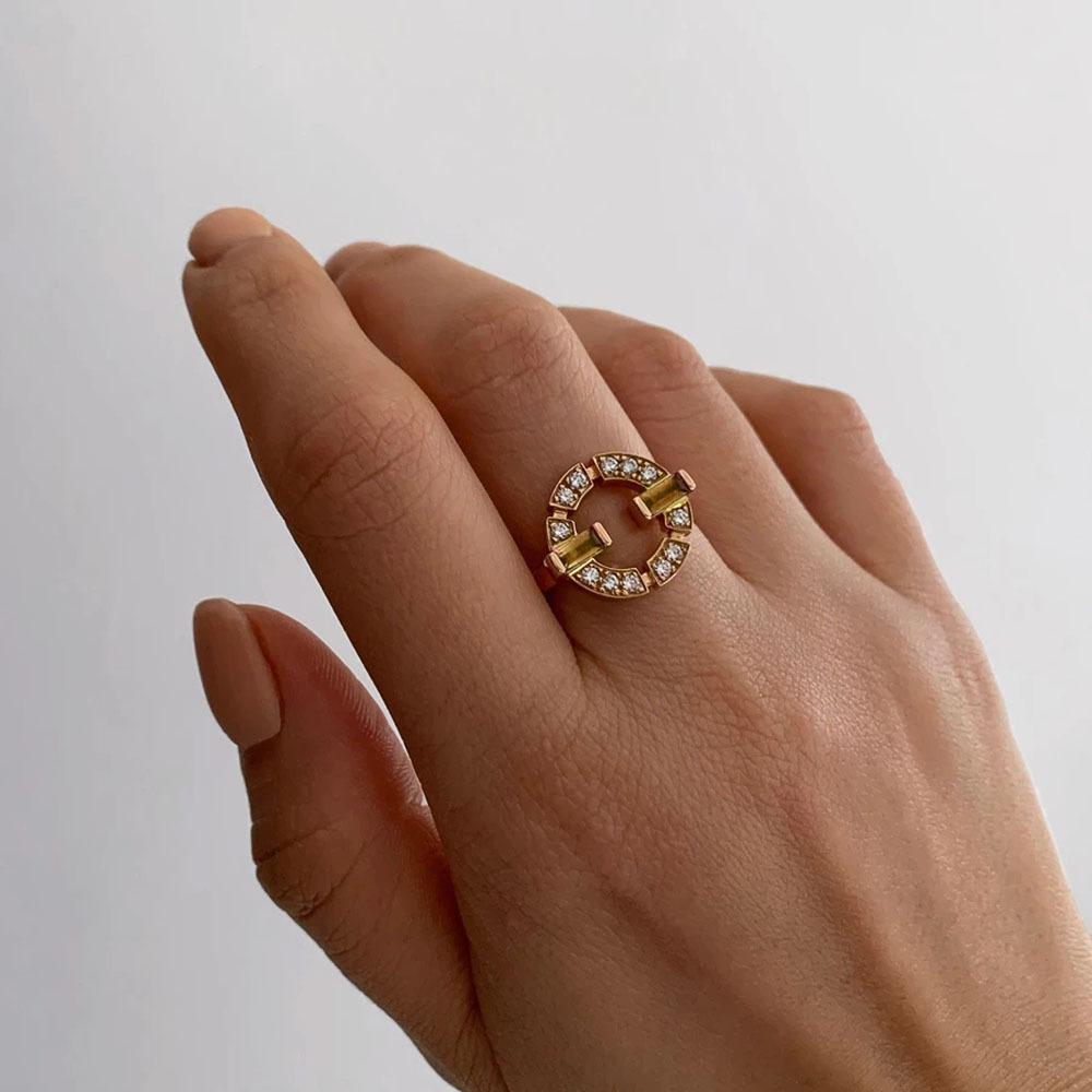 1 Stück Stilvoller und Raffinierter Modeanzug mit einem Blaugrünen Synthetischen Zirkonia-Ring