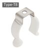 U Clips Holder Bracket T5 - T12 Type Prevent Sagging Plastic Dipped Clamps Lamp Support Lampholder for Fluorescent Tubes Mounting / LED Light Bulbs
