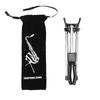 Foldable Saxophone Stand Portable Alto Sax Metal Floor Stand Holder Aluminum Alloy with Carry Bag
