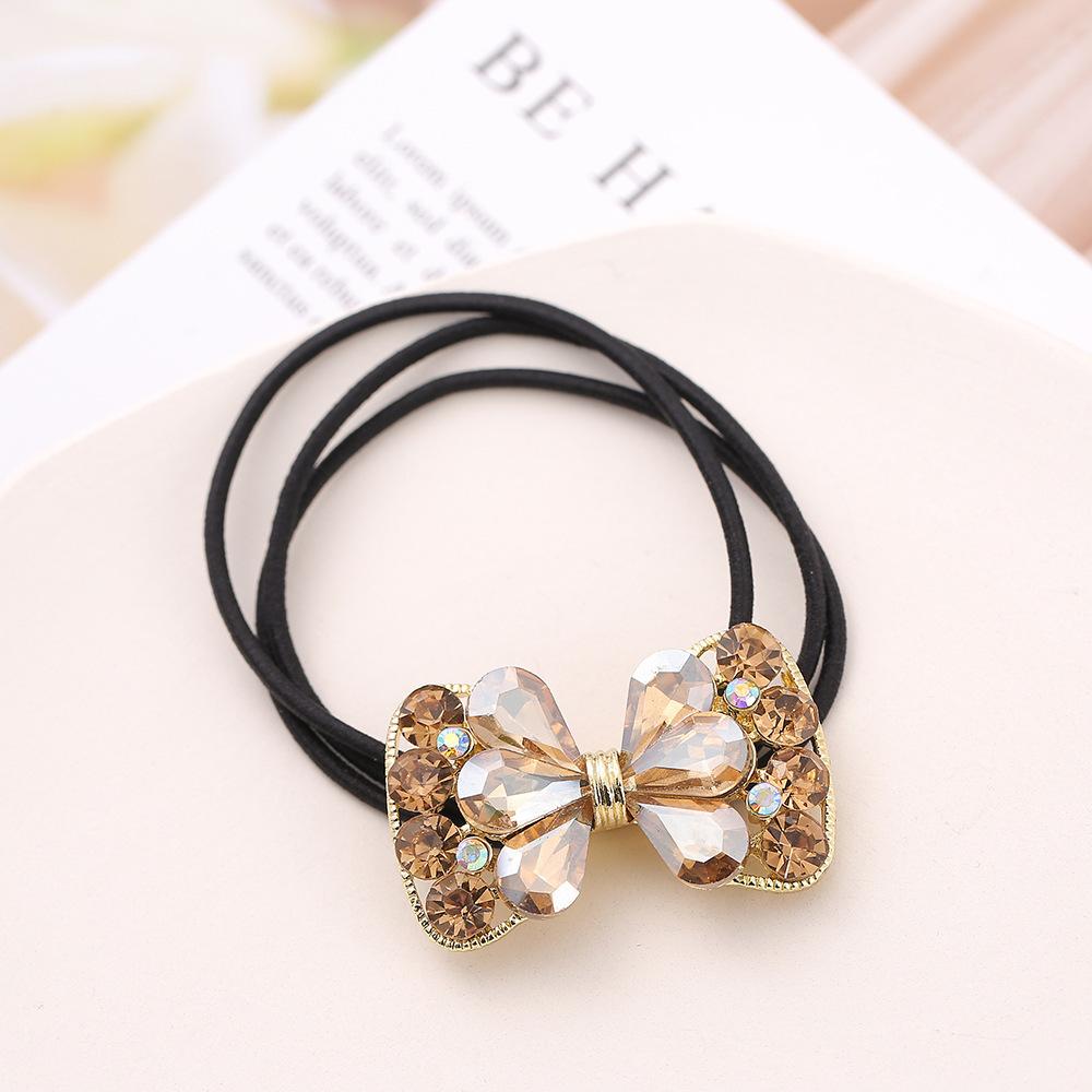 

1 шт. Новые милые резинки для волос с бантиком для девочек, женские аксессуары для волос