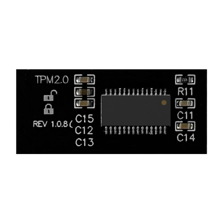 TPM 2.0 Module LPC 20Pin Module Motherboard Encryption Security Module Remote Card Encryption Security Board Replacement