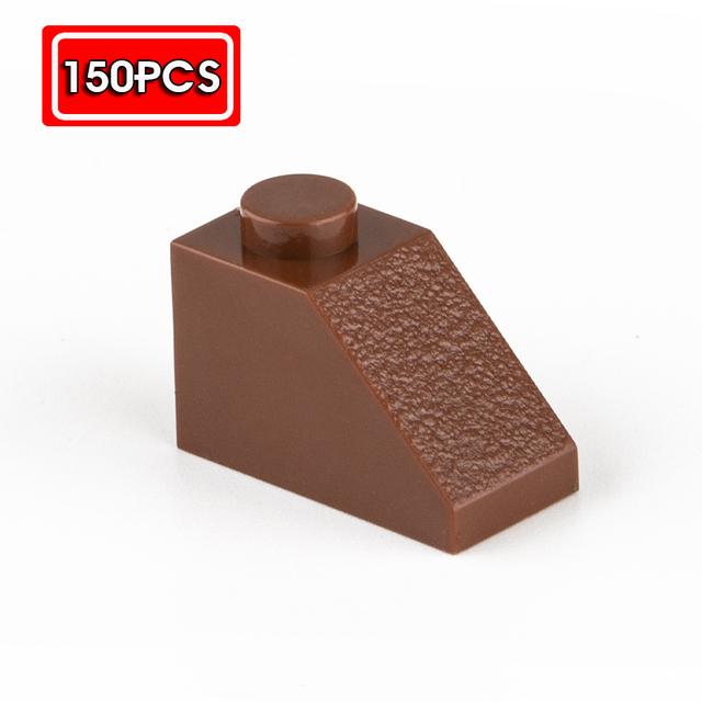 Building block 1X4 1X8 4X6 2X10 hole Brown brick basic accessories education creativity compatible brand building block toys