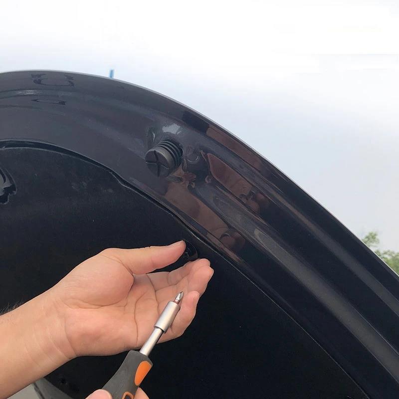 For Tesla Model 3 Front Trunk Cover Sound Insulation Cotton Shock Plate Hood Insulation Modification Car Trunk Protective Pad Heat Shields 2