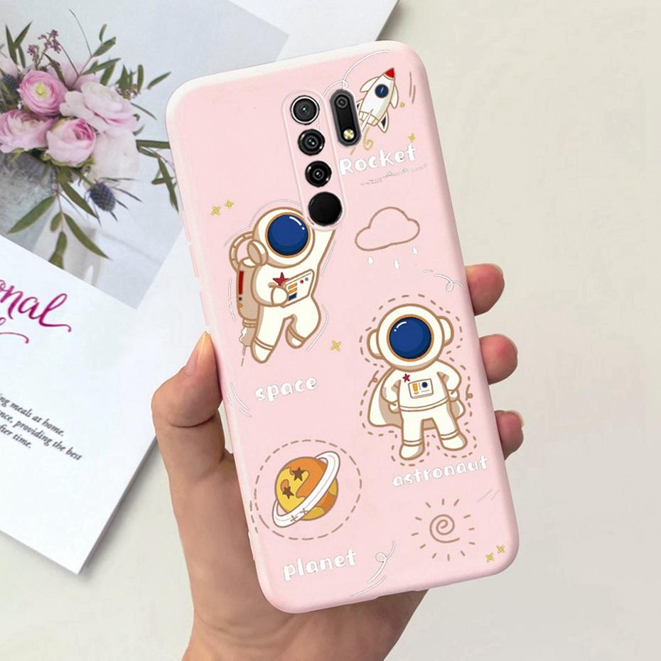For Xiaomi Redmi 9 Cute Animal Cartoon Phone Case For Redmi 9 Prime Redmi9 China Version Candy Color Soft Silicon TPU Back Cover