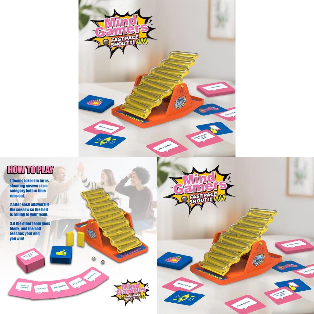 Mind Gamers Gioco da Tavolo Balance Board con Materiale ABS per Divertimento Familiare Indoor