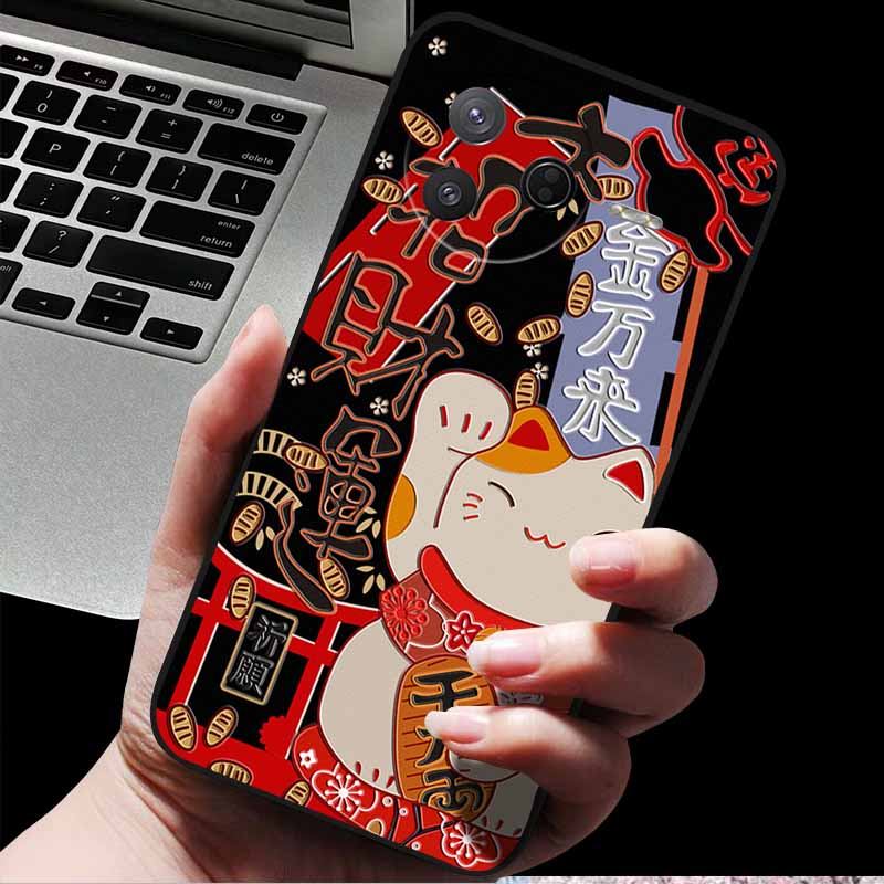 For Xiaomi Poco F7 Pro/ Poco F7 Ultra 5G 3D Relief Flower Emboss Soft Silicone Back Cover Case for Poco F7 Pro Ultra Relief Case