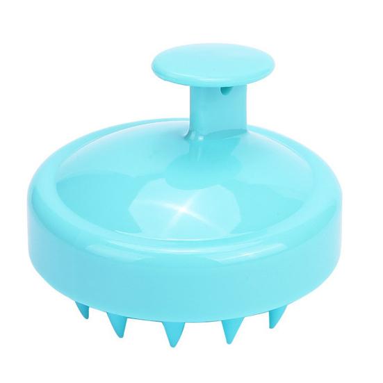 Silicone Scalp Massage Brush for Hair Washing Soft Head Scrubber for Deep Cleaning Exfoliating Gentle Dandruff Removal Brush for Home