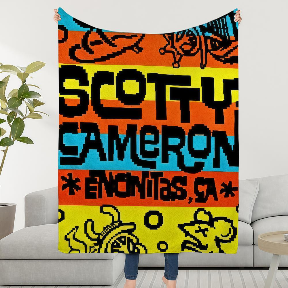 Fashion Cool Funny S-ScottyS C-Camerons Blanket Soft Warm Furry Throw Super Kids Toys Bed Sofa Car Cradle