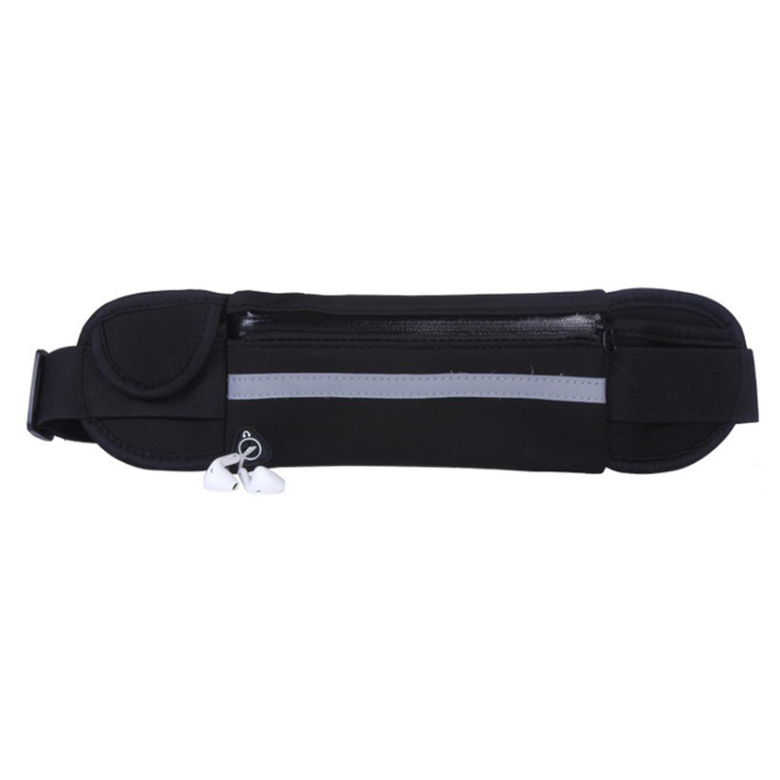 

Unisex Outdoor Sports Waist Bag Waterproof Pack Close Fitting Invisible Belt Fitness Anti Theft Mobile Phone Waist Bag Bottle чорний