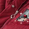Stylish Fleece-Lined Winter Jacket for Older Women, Thickened and Hooded for Warmth