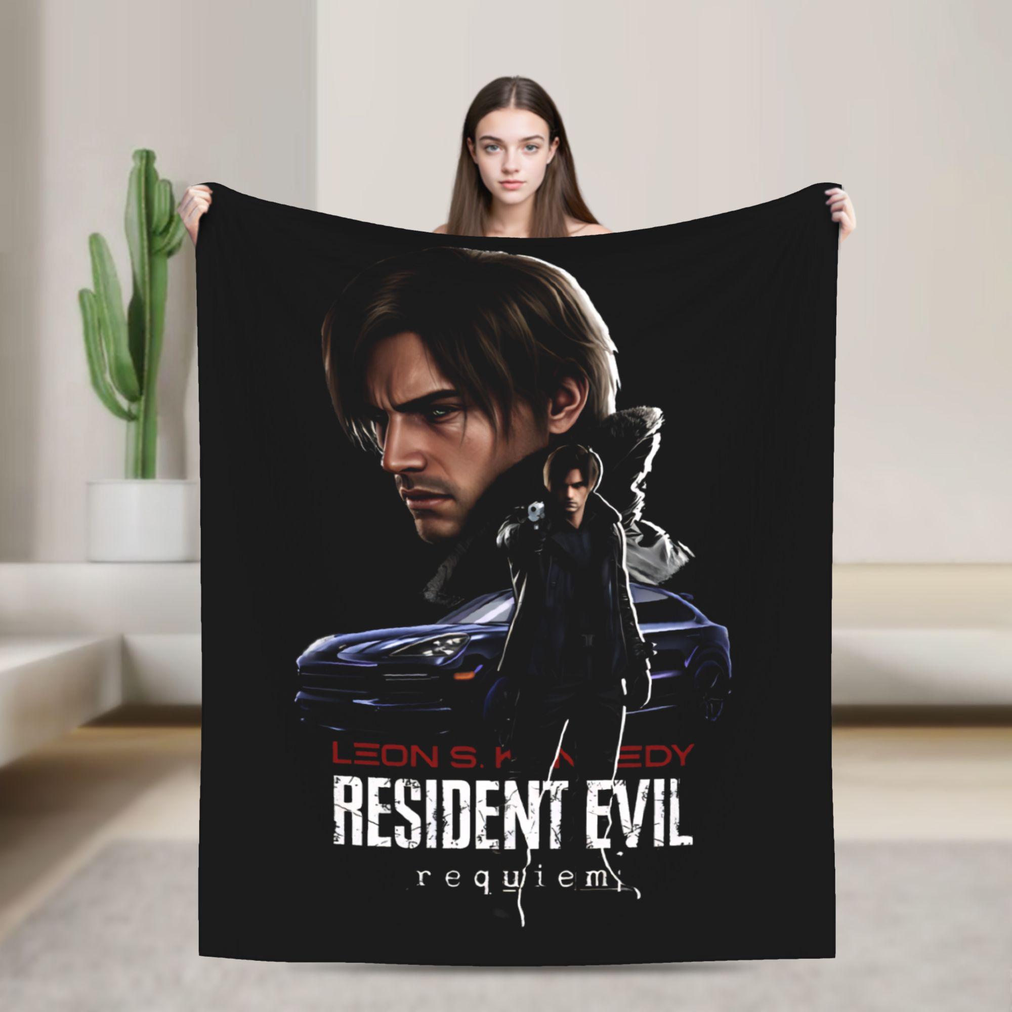

Resident Evil Requiem Plush Blanket Girls Boys Flannel Throw Blanket For Couch Chair Sofa Bed Soft Warm Quality Bedspread Gift 75x100cm (30x40inch)