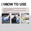 Upholstery Cleaner Foam 355ML Car Interior Foam, with Sponge & Microfiber Towel, Deep Cleaning Faux Leather Surface Auto Detailing Spray, Lemon Scent