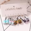 4 Pairs Bubble Milk Tea Drop Earrings Set for Women Simulation Wine Drink Cup Earrings Girls Party Jewelry Gifts