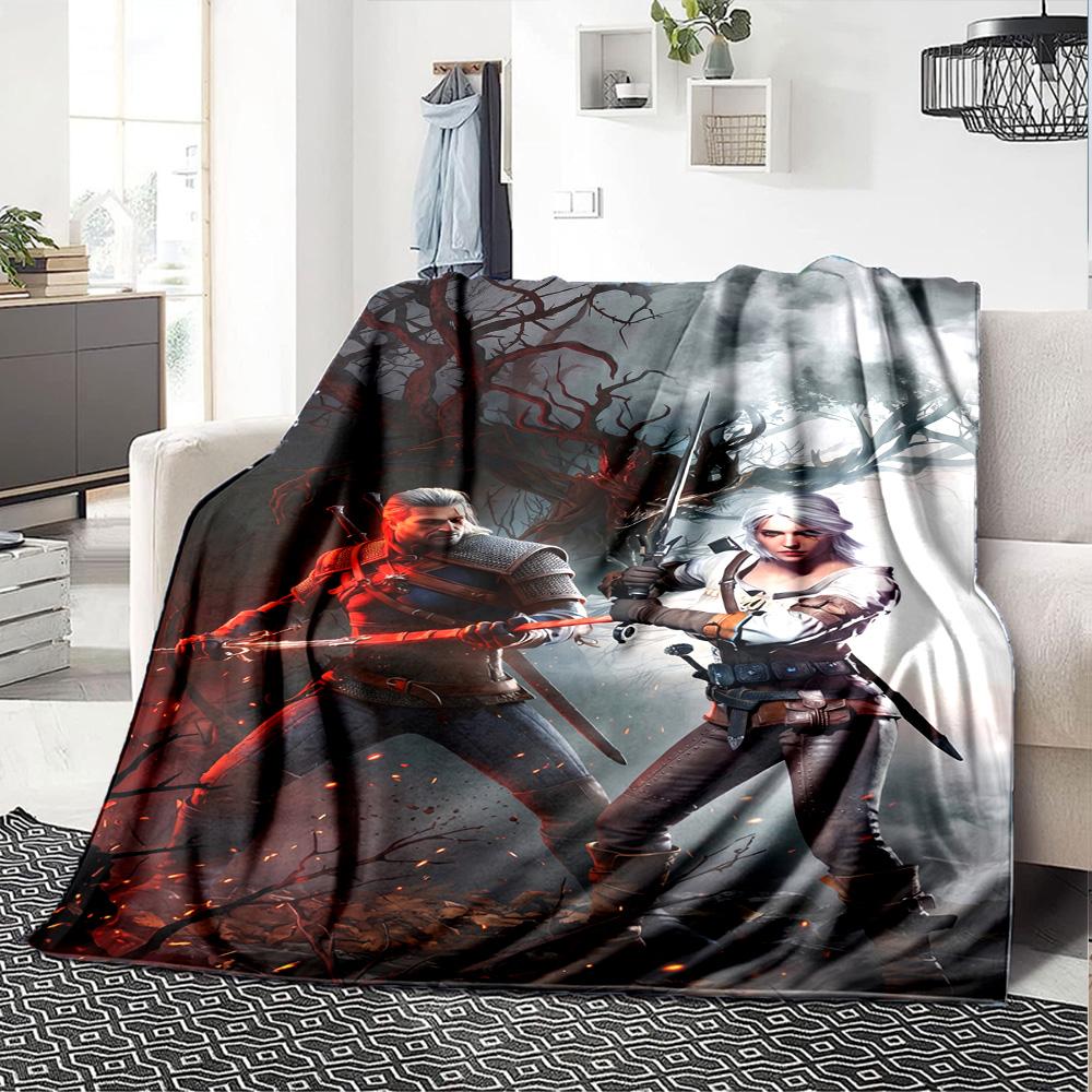 The Witcher 3 Blanket Warmthful Decor Great For Chair Seaside Livingroom Allseason Use Modern Style Ideal Gift For Friends Family Couples Picnic