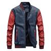 Young Men's Casual PU Leather Jacket, Baseball Stand Collar – Trendy Spring/Autumn Outerwear 7701.
