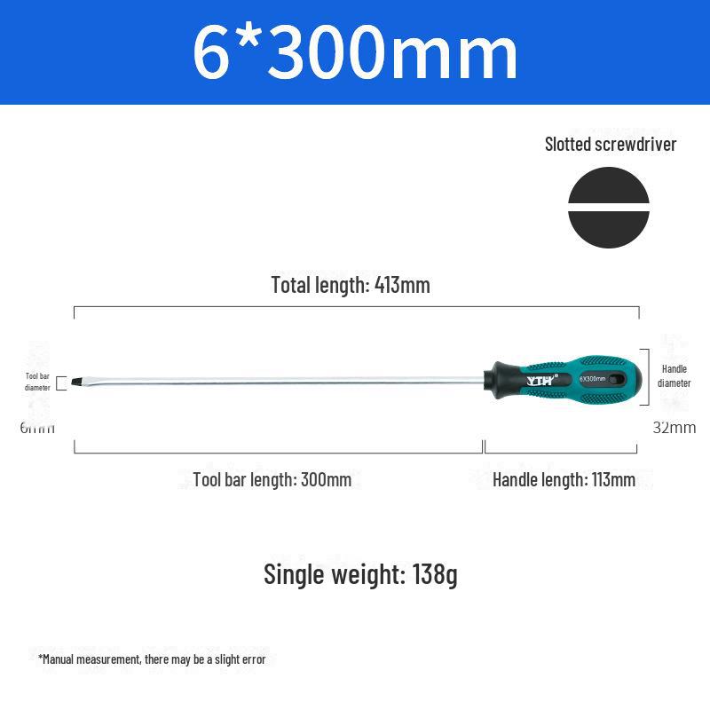 Dual-Purpose Mini Screwdriver Set: Single-use Cross & Flat Head, Magnetic Core, Impact-Resistant
