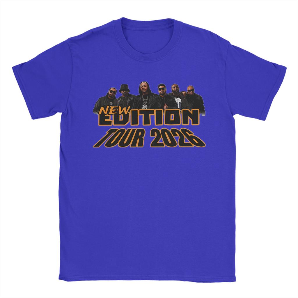 New EEditions Way Tour 2026 100 Cotton TShirt For Unisex Vintage T Shirts Crew Neck Hip Hop Tee Shirt Big Size Printed Clothing