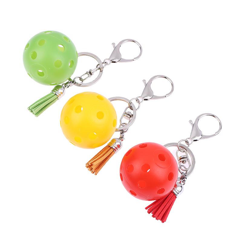 Pickleball Bag Keyring Tassel Pickball Pendant For Party Hoilday Handbag Birthday Gift Car Keychain Accessories