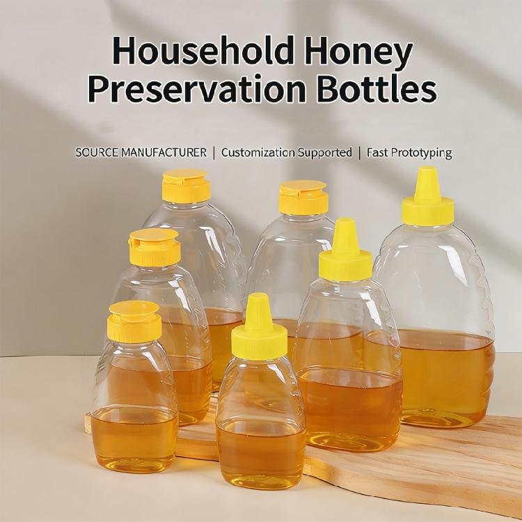 Clear Sauce Jar With Not Spill Lid Plastic Convenient Transparent Condiment Bottle for Everyday Cooking Needs