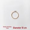 Modern Minimalist Bamboo Embroidery Hoop - Circle Frame for Cross Stitch & DIY Projects