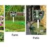 Ultrasonic Rodent Repellent Outdoor Solar Animal Repellent Infrared Induction Flash Bird Repellent