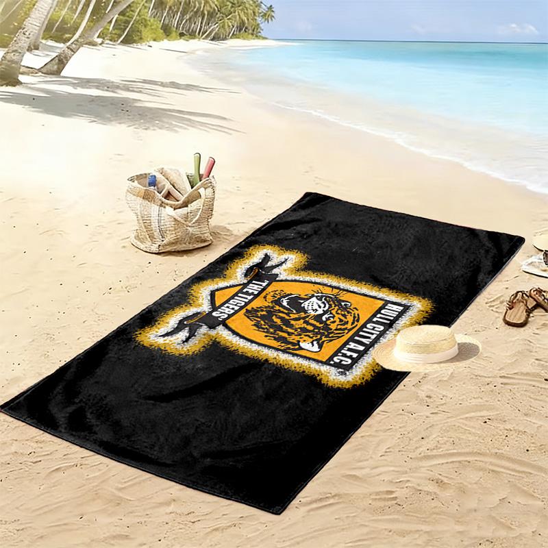 Hull City A.F.C Print Beach Towel, Large Soft Quick Dry Towel for Beach Camping Swimming